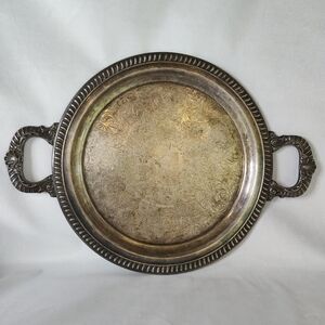 Post-1940 Sheridan Silver Plate Service Platter
